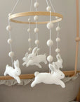 Minimalist bunny mobile