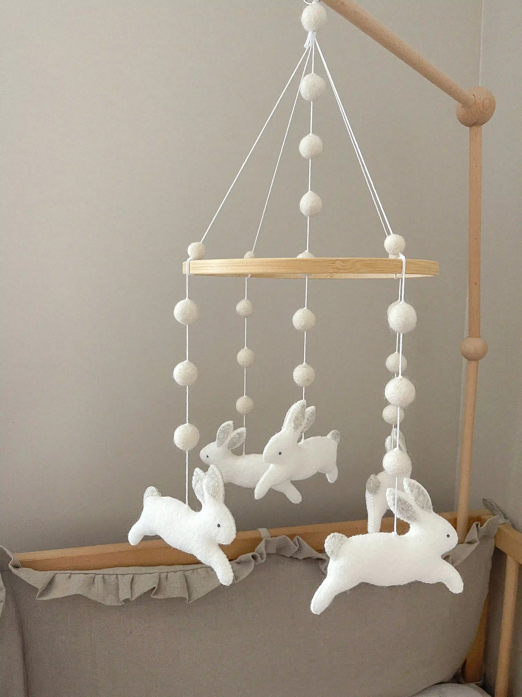Minimalist bunny mobile