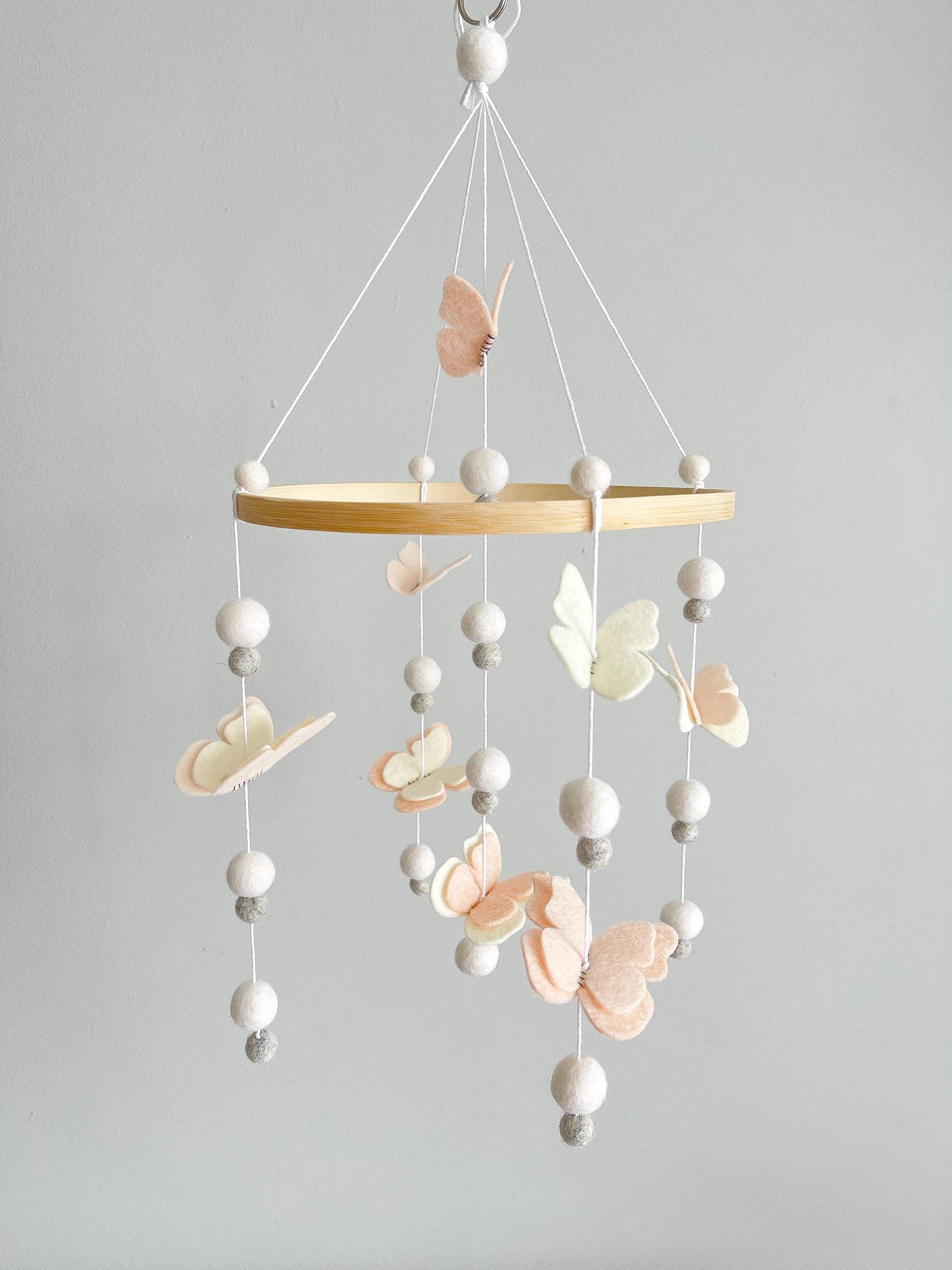 Minimalist butterfly mobile