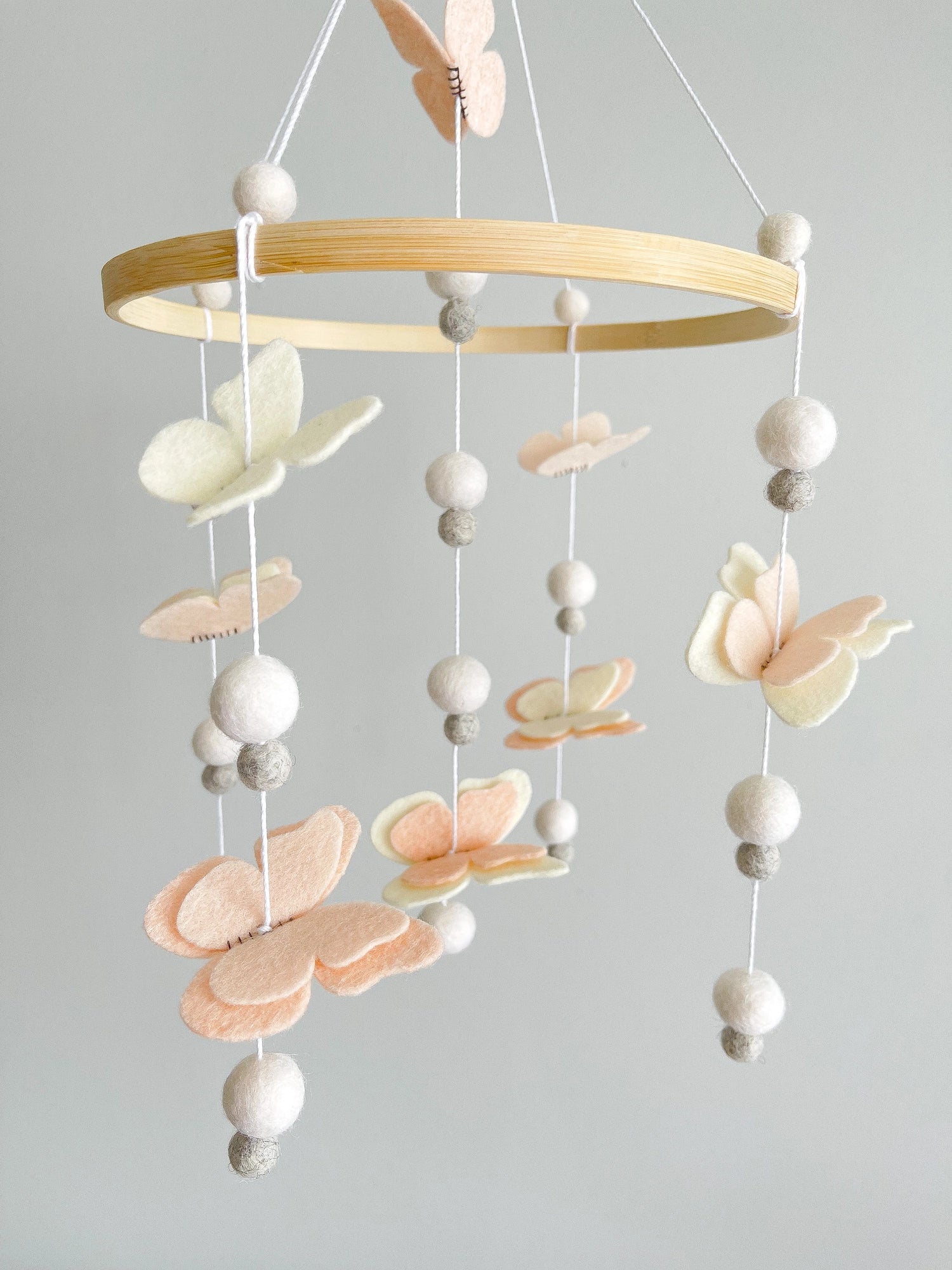 Minimalist butterfly mobile