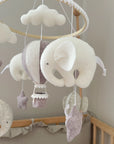 Elephant mobile for baby boy