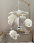 Elephant mobile for baby boy