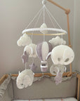 Elephant mobile for baby boy