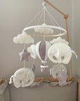 Elephant mobile for baby boy