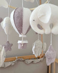 Elephant mobile for baby boy