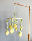 Lemon mobile with flowers