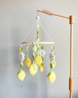 Lemon mobile with flowers