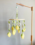 Lemon mobile with flowers