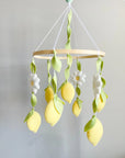Lemon mobile with flowers