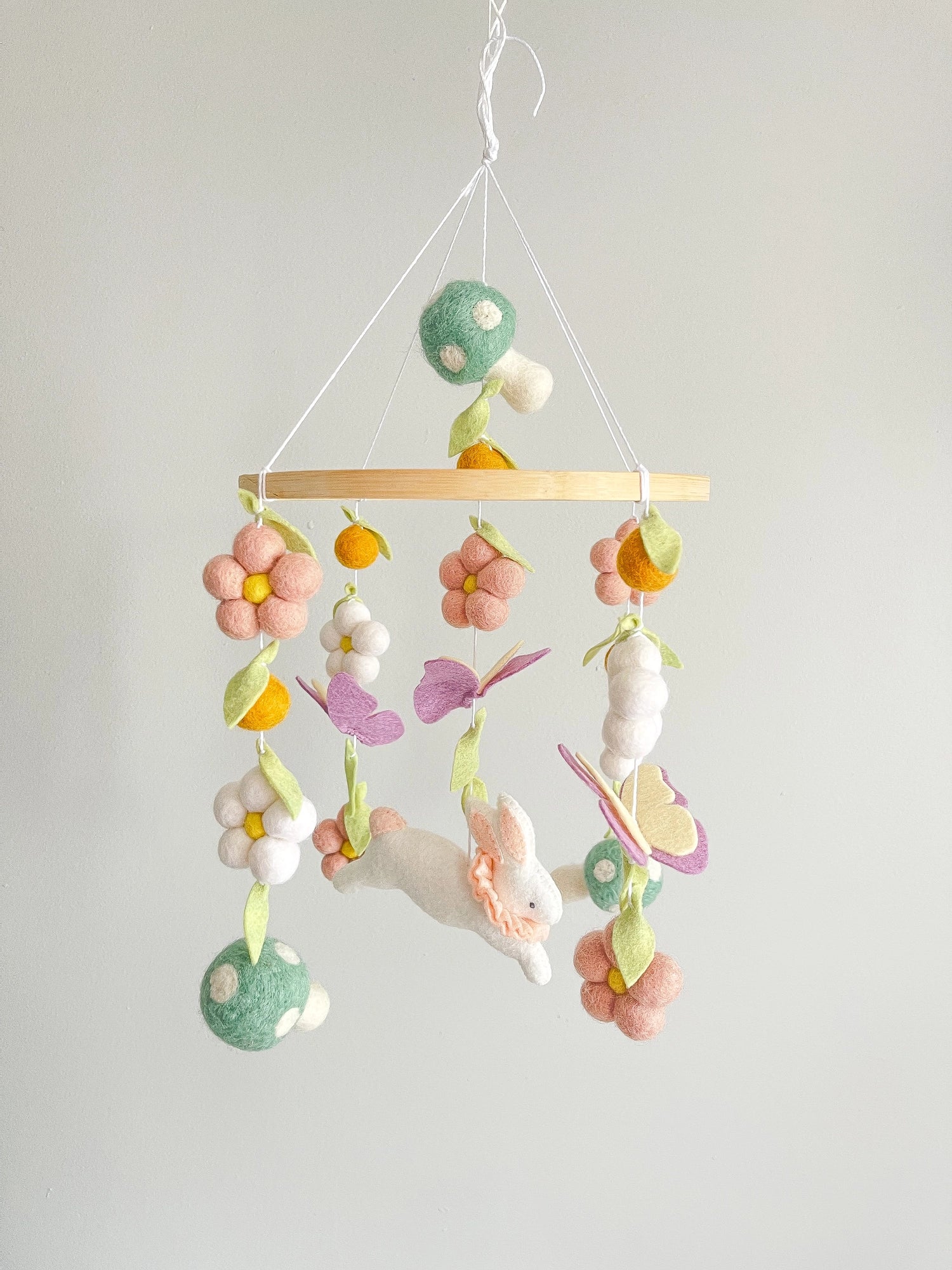 Fairy mobile with bunny