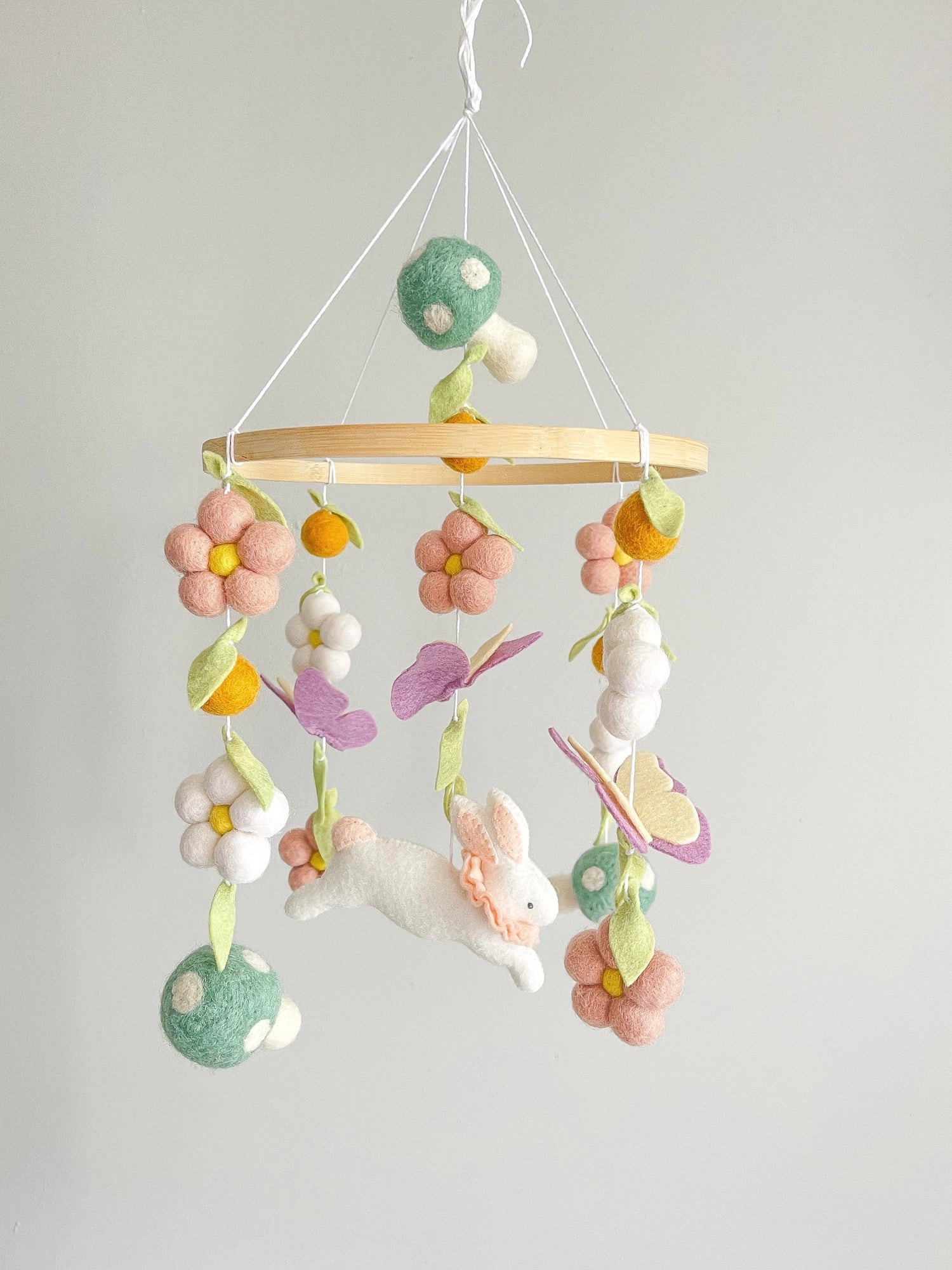 Fairy mobile with bunny