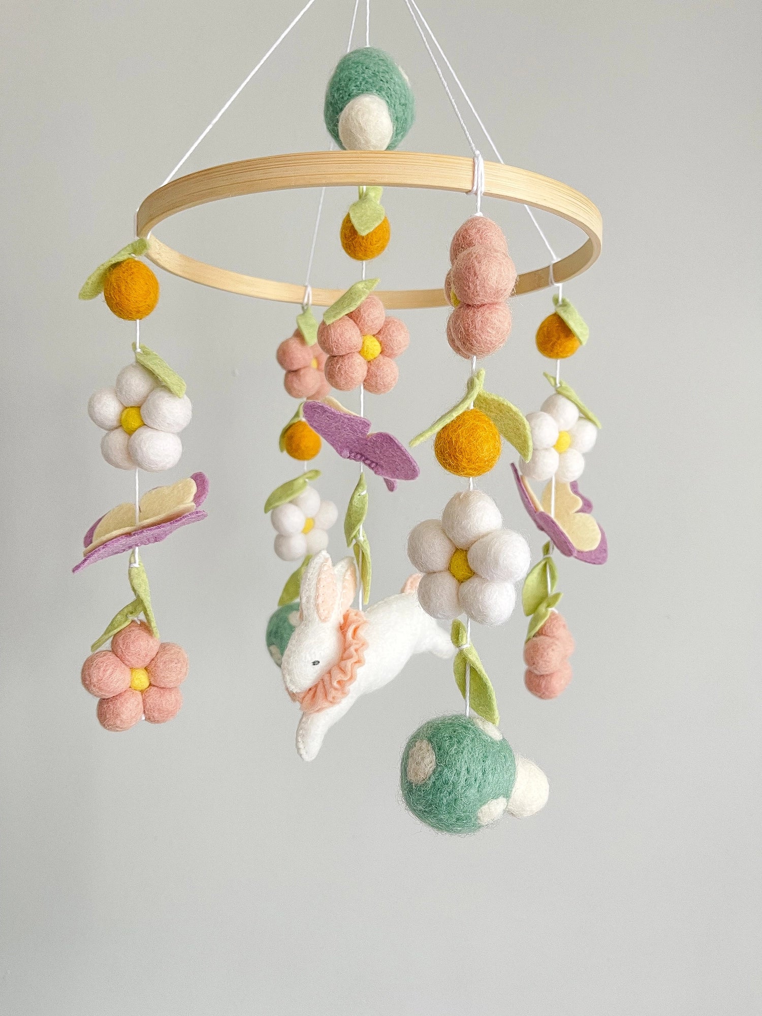 Fairy mobile with bunny